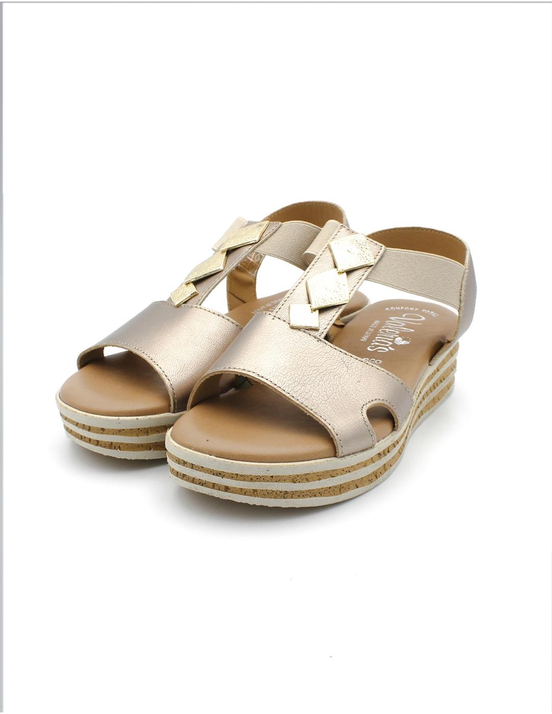 Sandalia VALERIA'S 1952 Taupe Mujer.