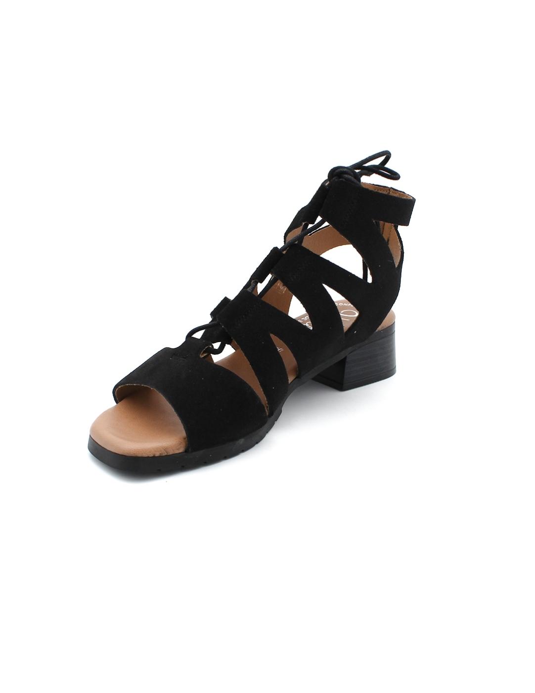 Sandalia Romana VALERIA'S 2105 Negro Mujer.