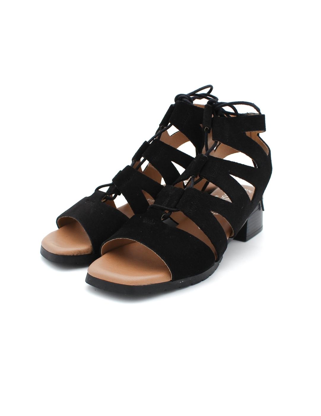 Sandalia Romana VALERIA'S 2105 Negro Mujer.