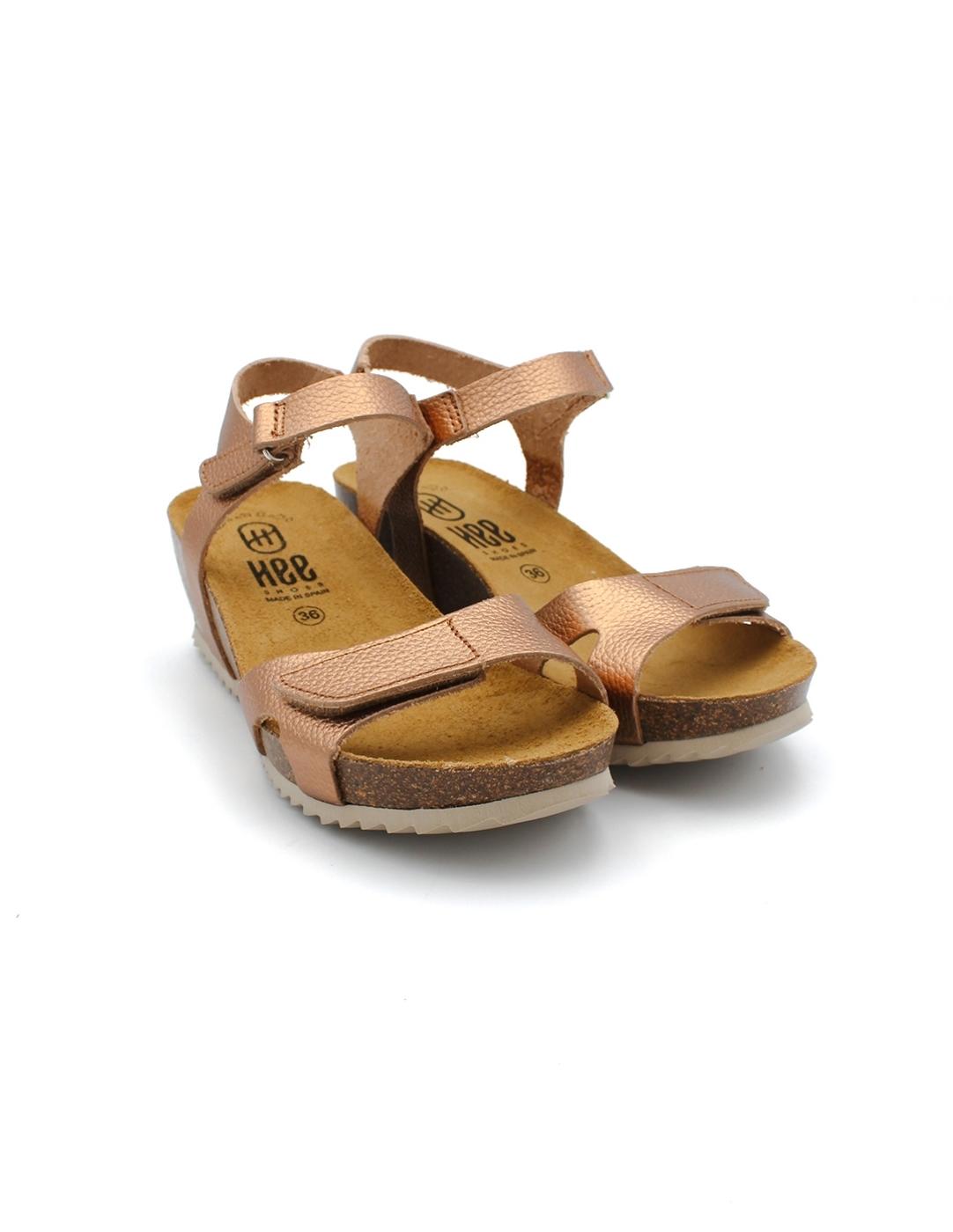 Sandalia Bío HEE 25005 Cobre Mujer.