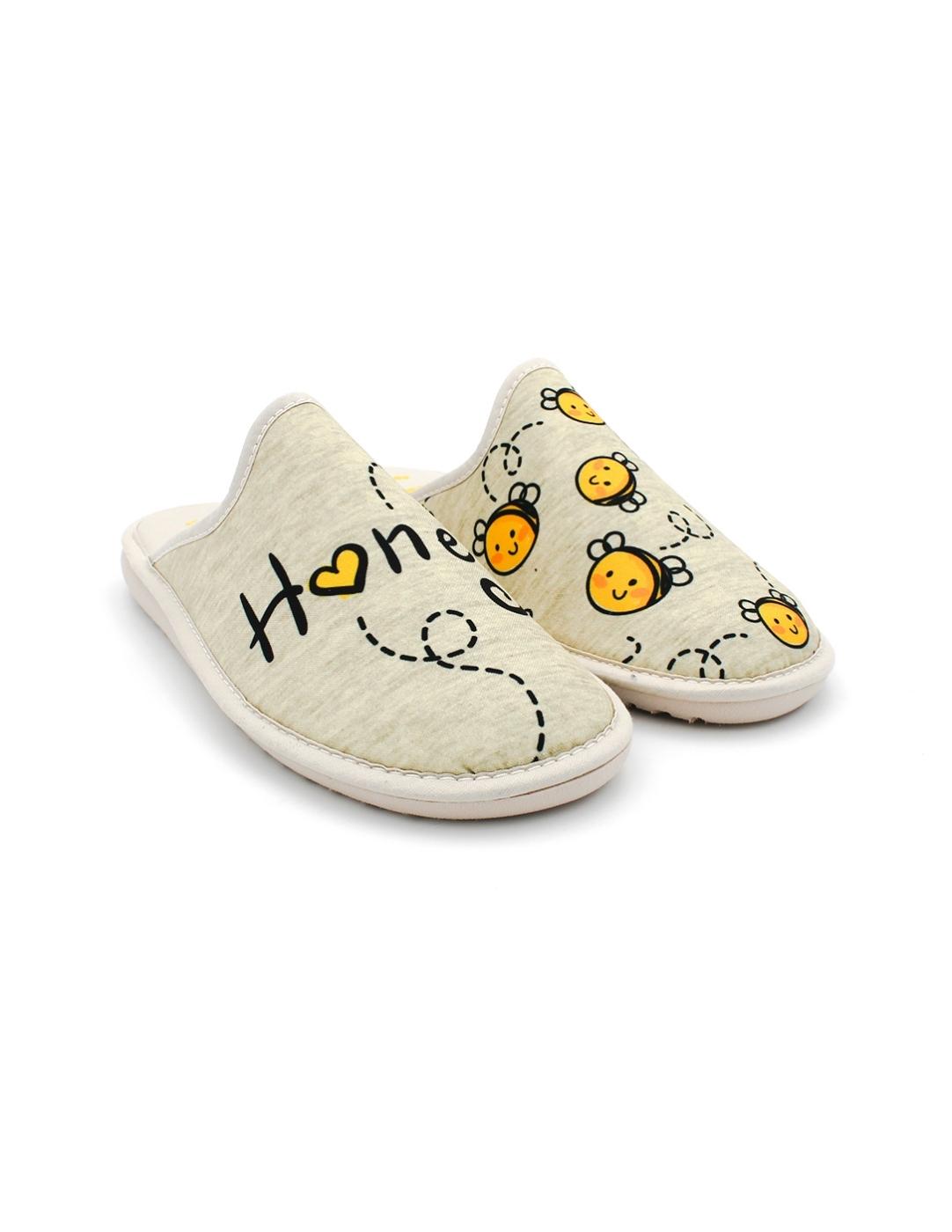 Zapatilla Descalza BE.GOMUS Beige 673 Mujer.