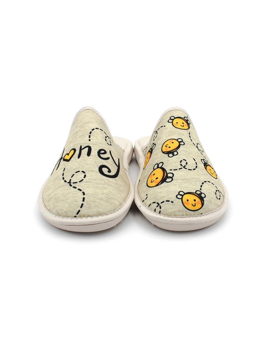 Zapatilla Descalza BE.GOMUS Beige 673 Mujer.