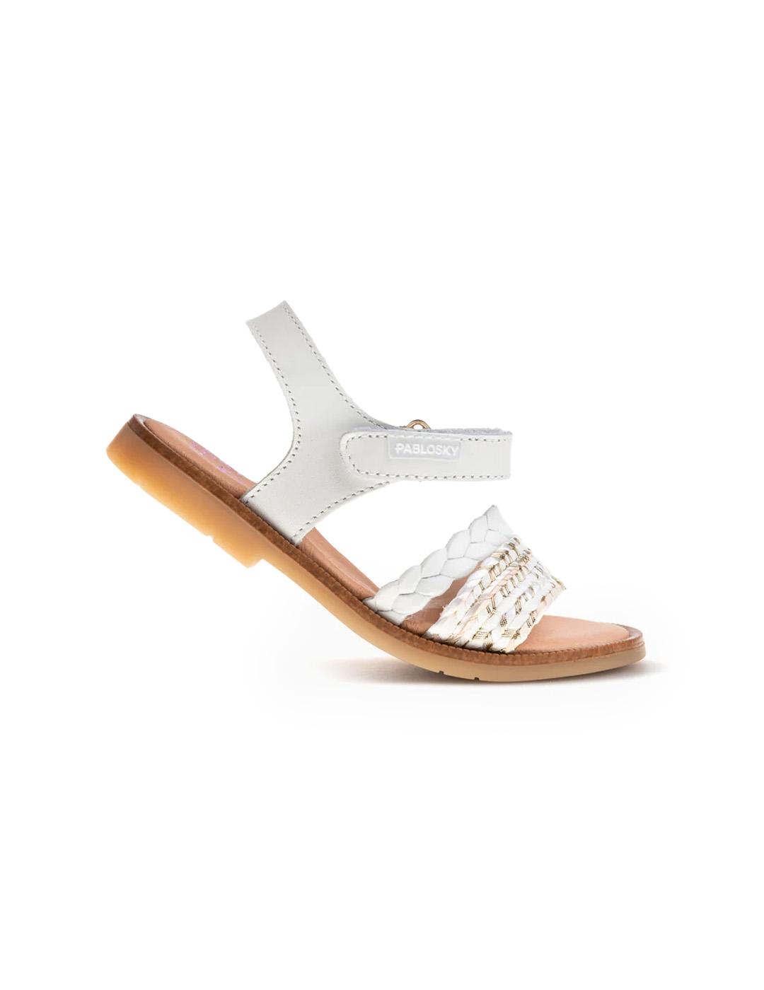 Sandalia Mary 438408 Pablosky Niña Blanca