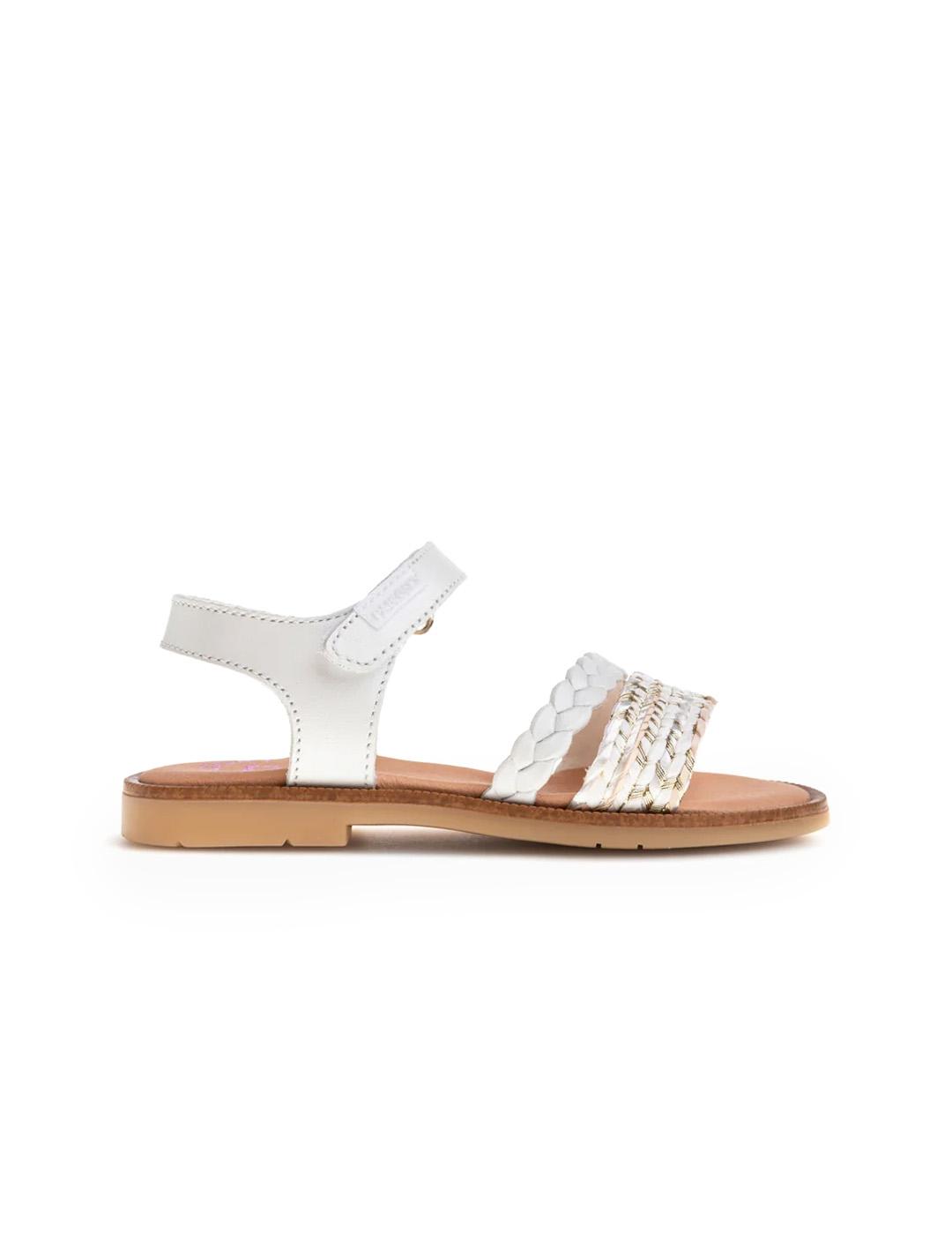 Sandalia Mary 438408 Pablosky Niña Blanca