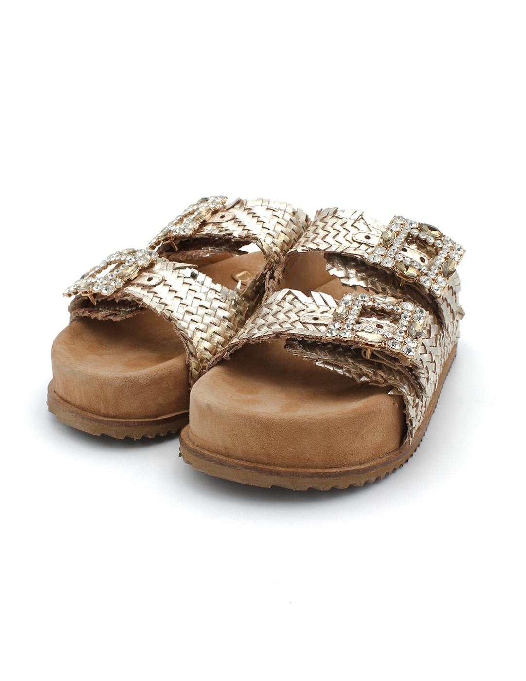 Zueco BE.FREE Mary-212 Platino Mujer.