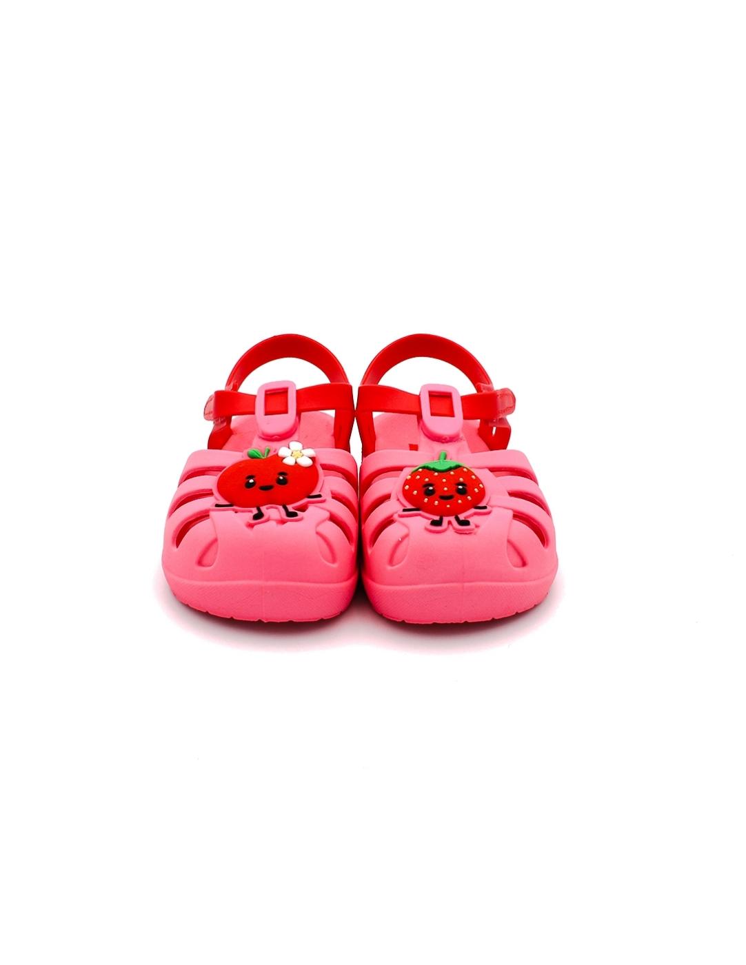 Zueco IPANEMA 83615 Rosa/Roja Niña.