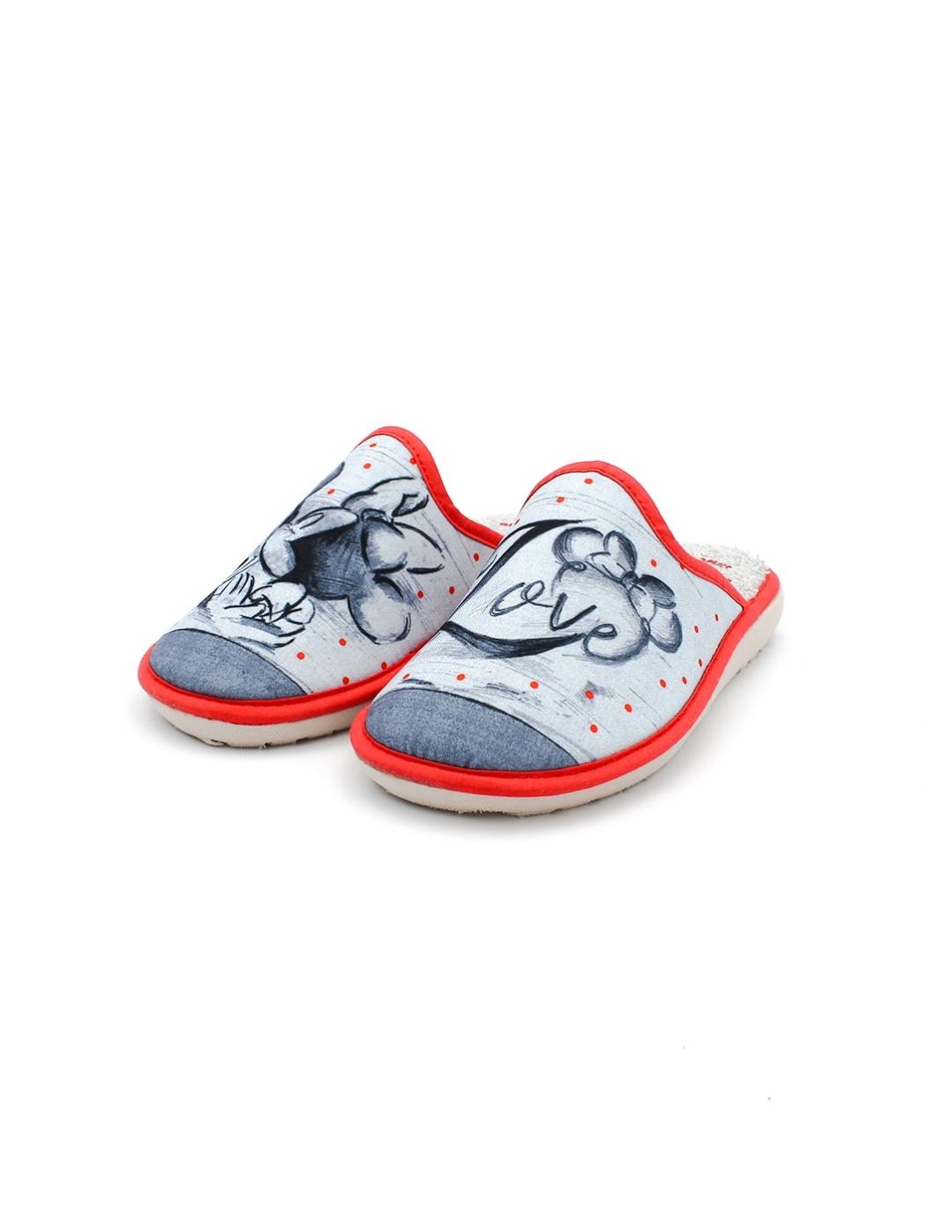 Zapatilla Descalza Be.Gomus Ratones Gris 302 Niña/Mujer.