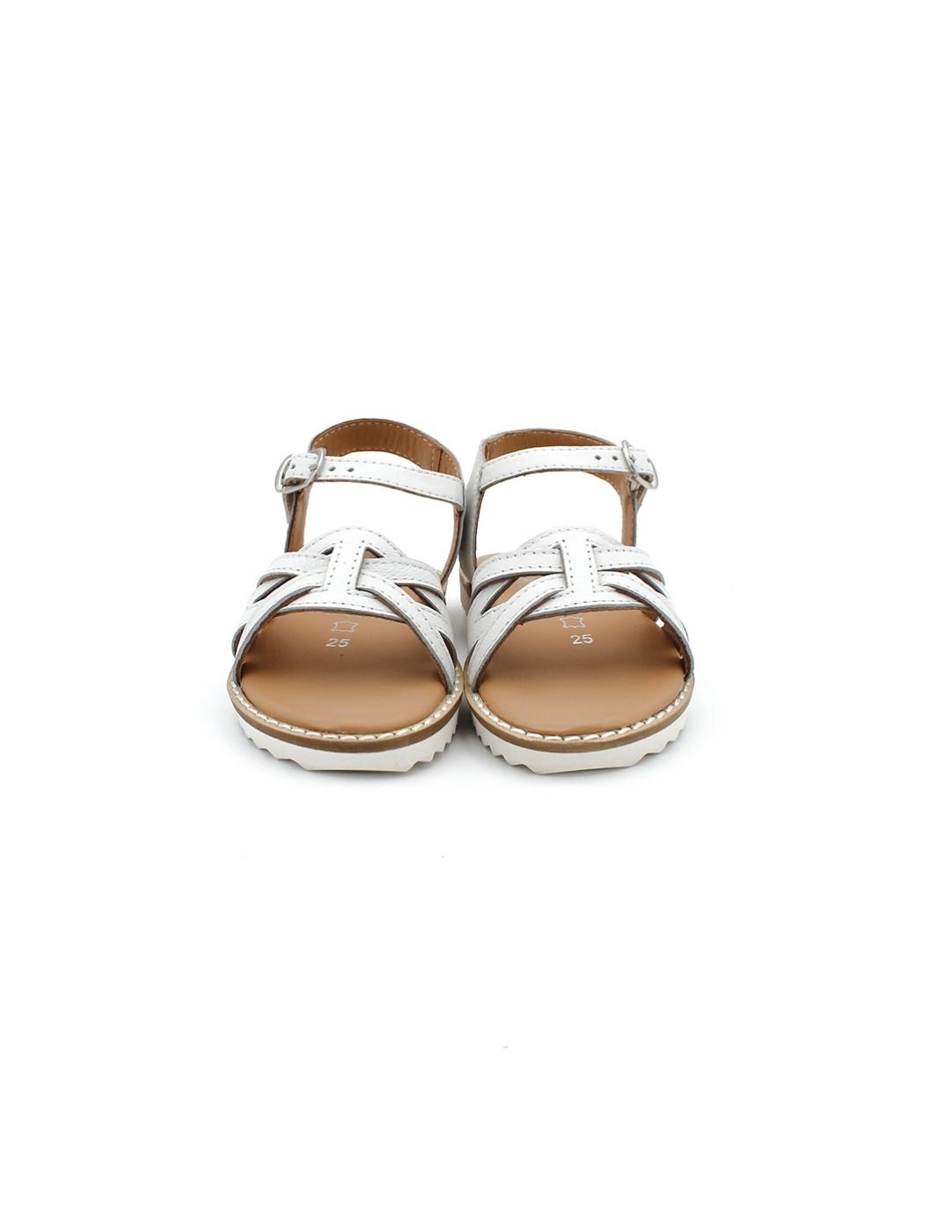 Sandalia CHETTO 1124014 Blanco Niña.