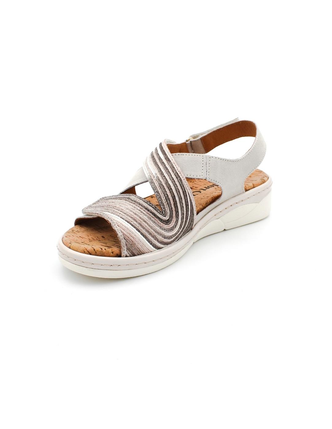 Sandalia CONFORT CLASS 5125 Hielo Mujer.