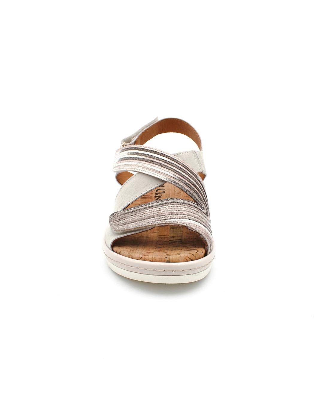 Sandalia CONFORT CLASS 5125 Hielo Mujer.