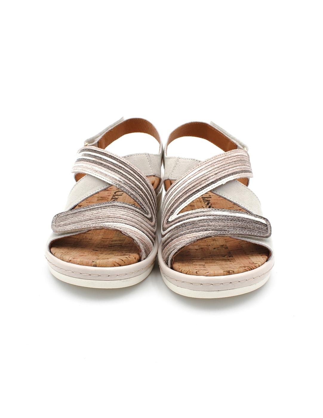 Sandalia CONFORT CLASS 5125 Hielo Mujer.