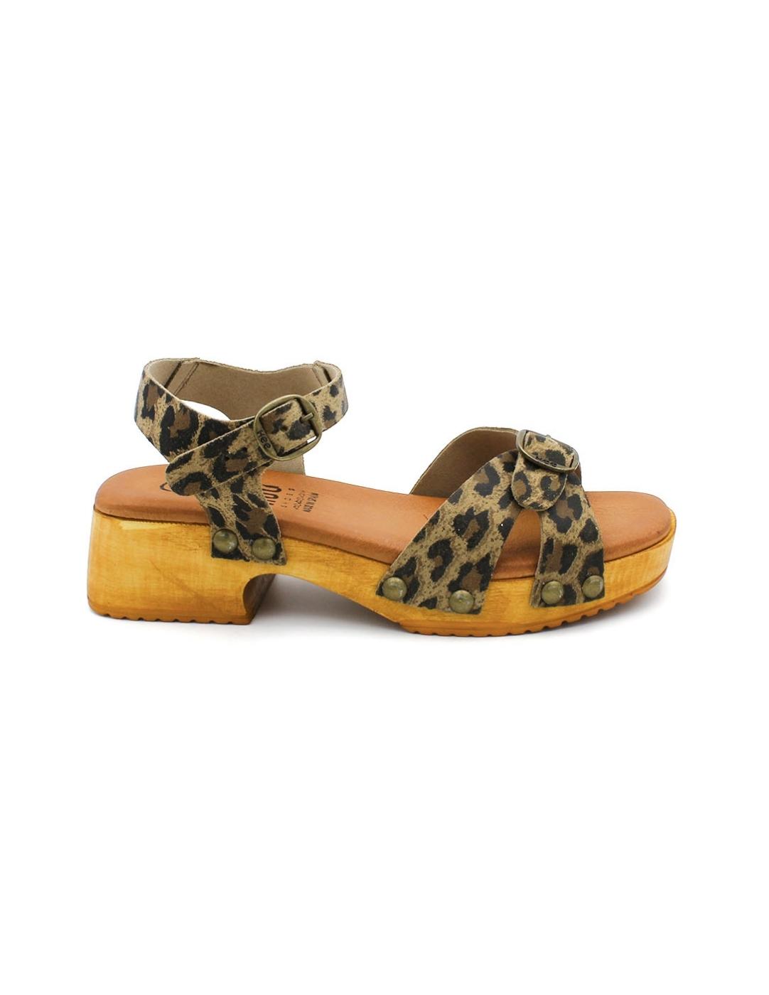 Sandalia HEE 25347 Leopardo Mujer