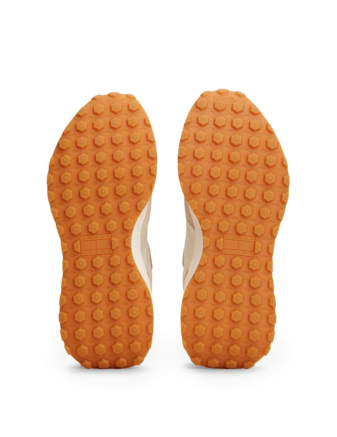 Zapatillas Ante Tommy Hilfiger EN0EN02861 White Clay Mujer