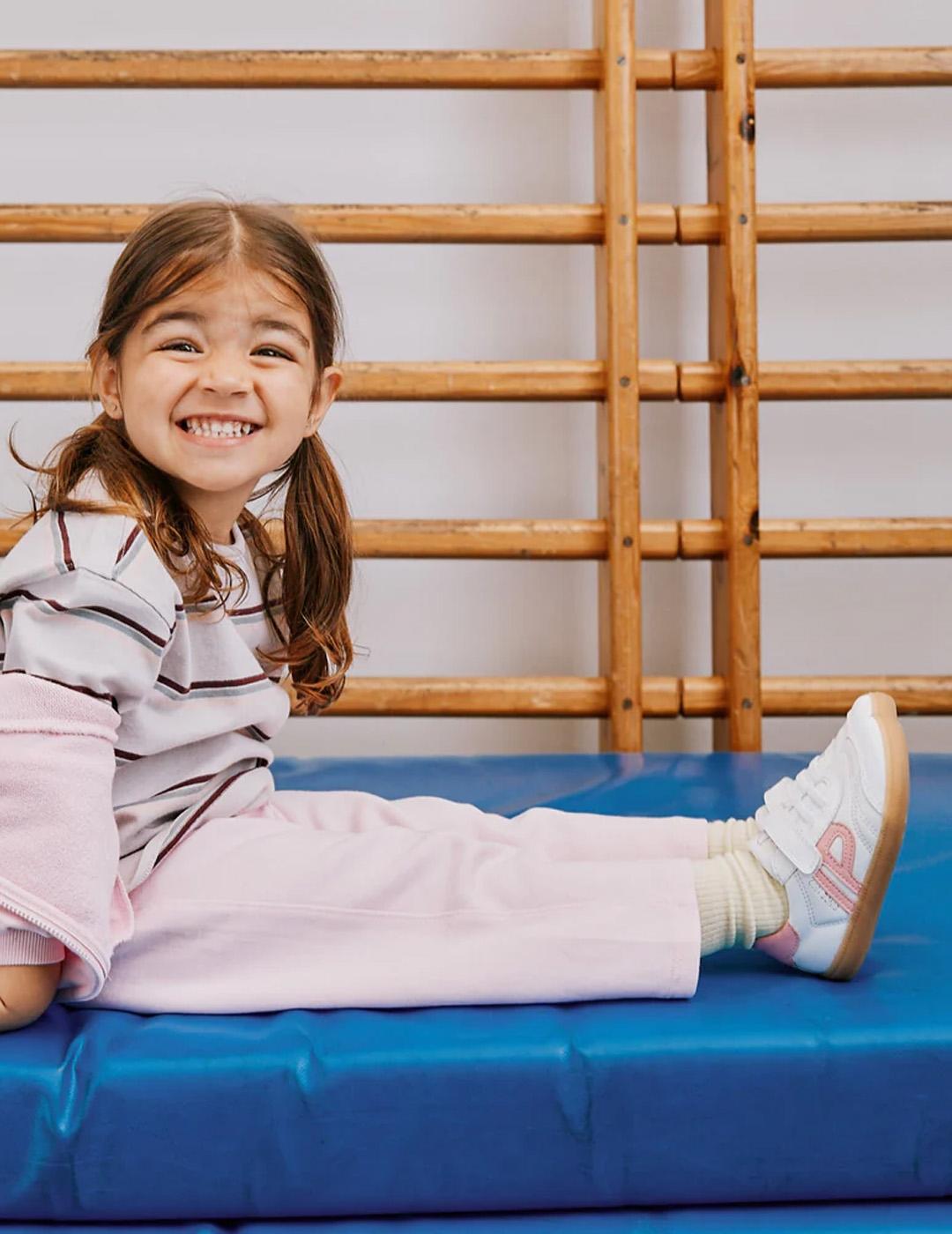 Bamba Sax 062307 Pablosky Niña Blanco/Rosa