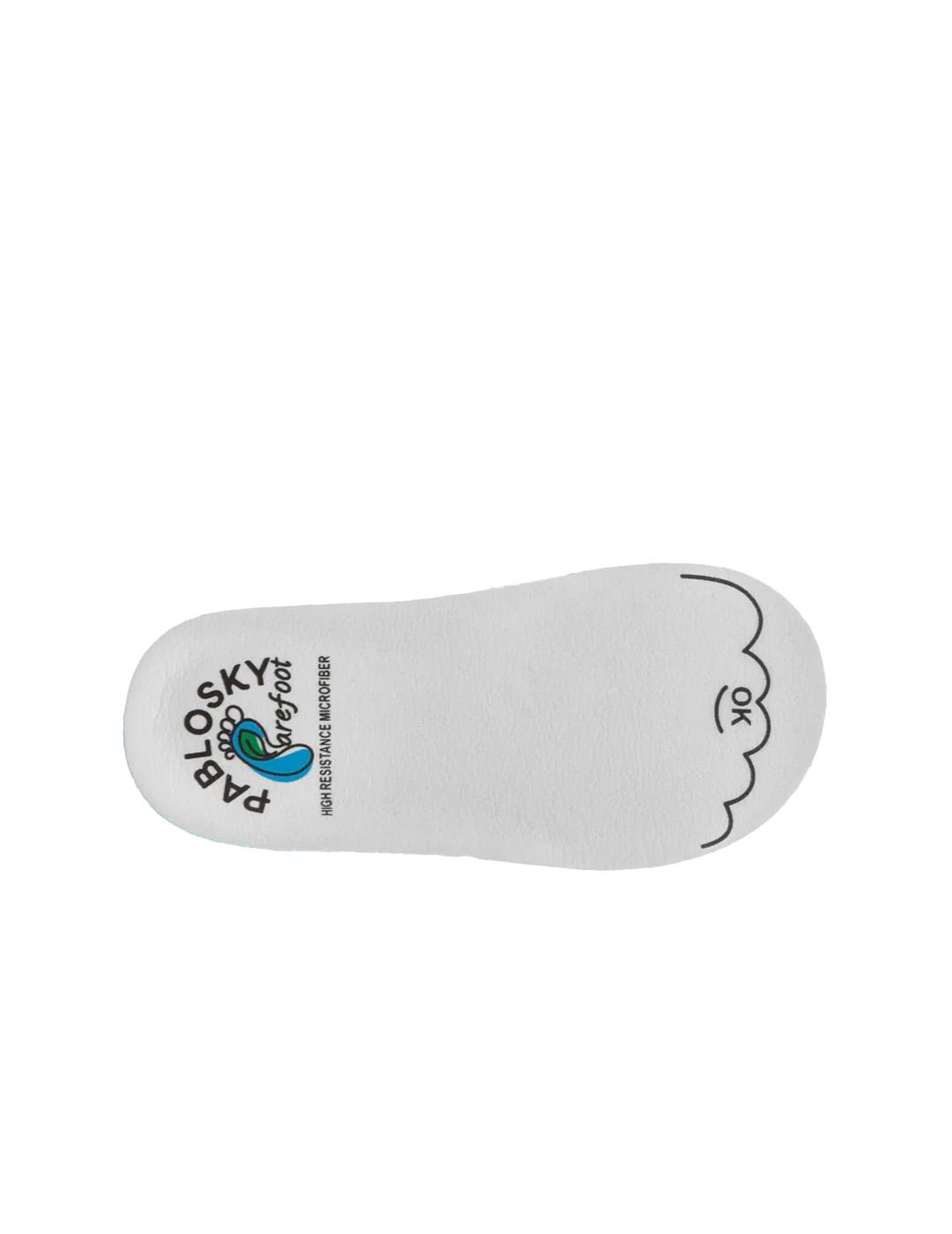 Deportiva Barefoot ZIGGY 060100 Pablosky Unisex Blanco