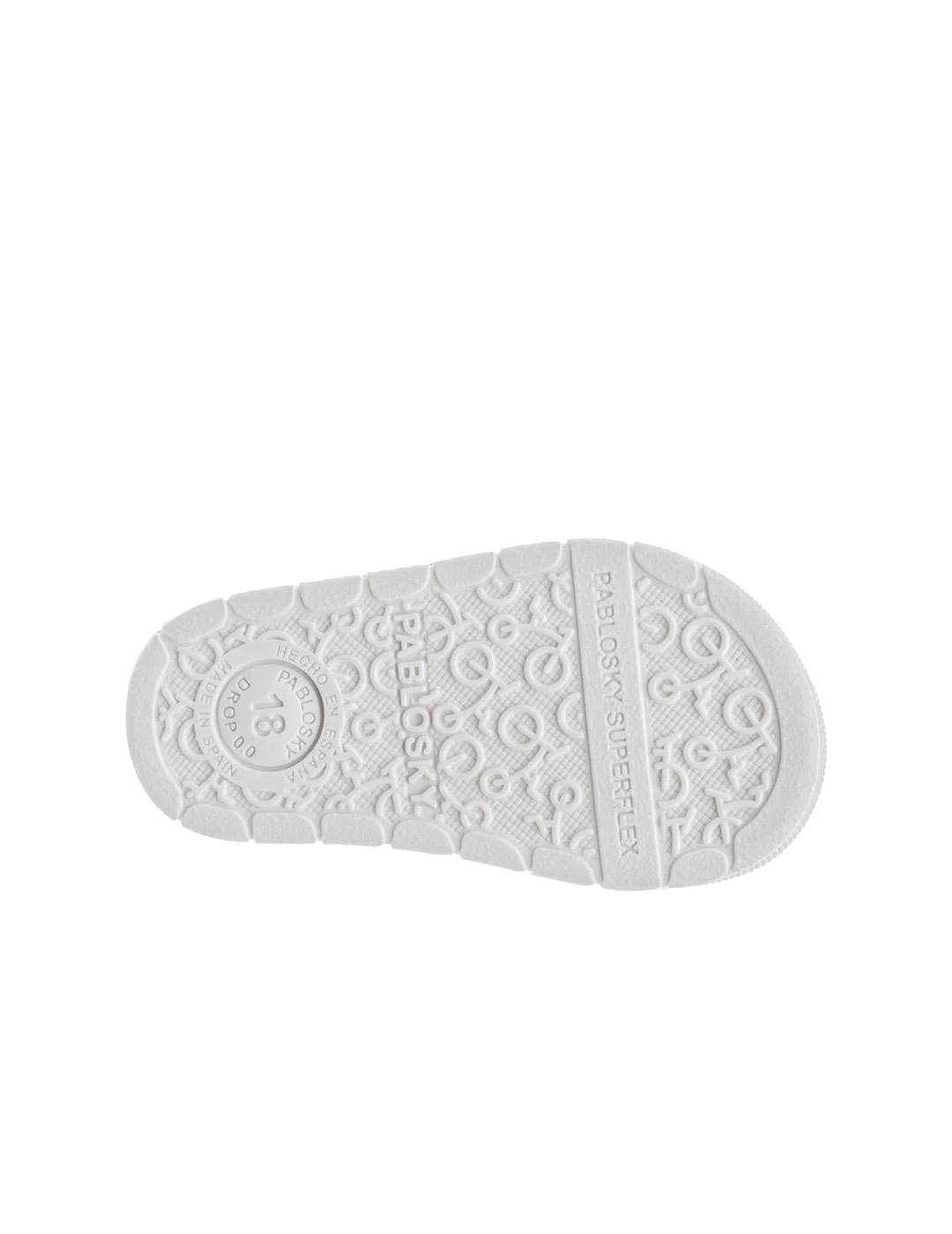 Deportiva Barefoot ZIGGY 060100 Pablosky Unisex Blanco