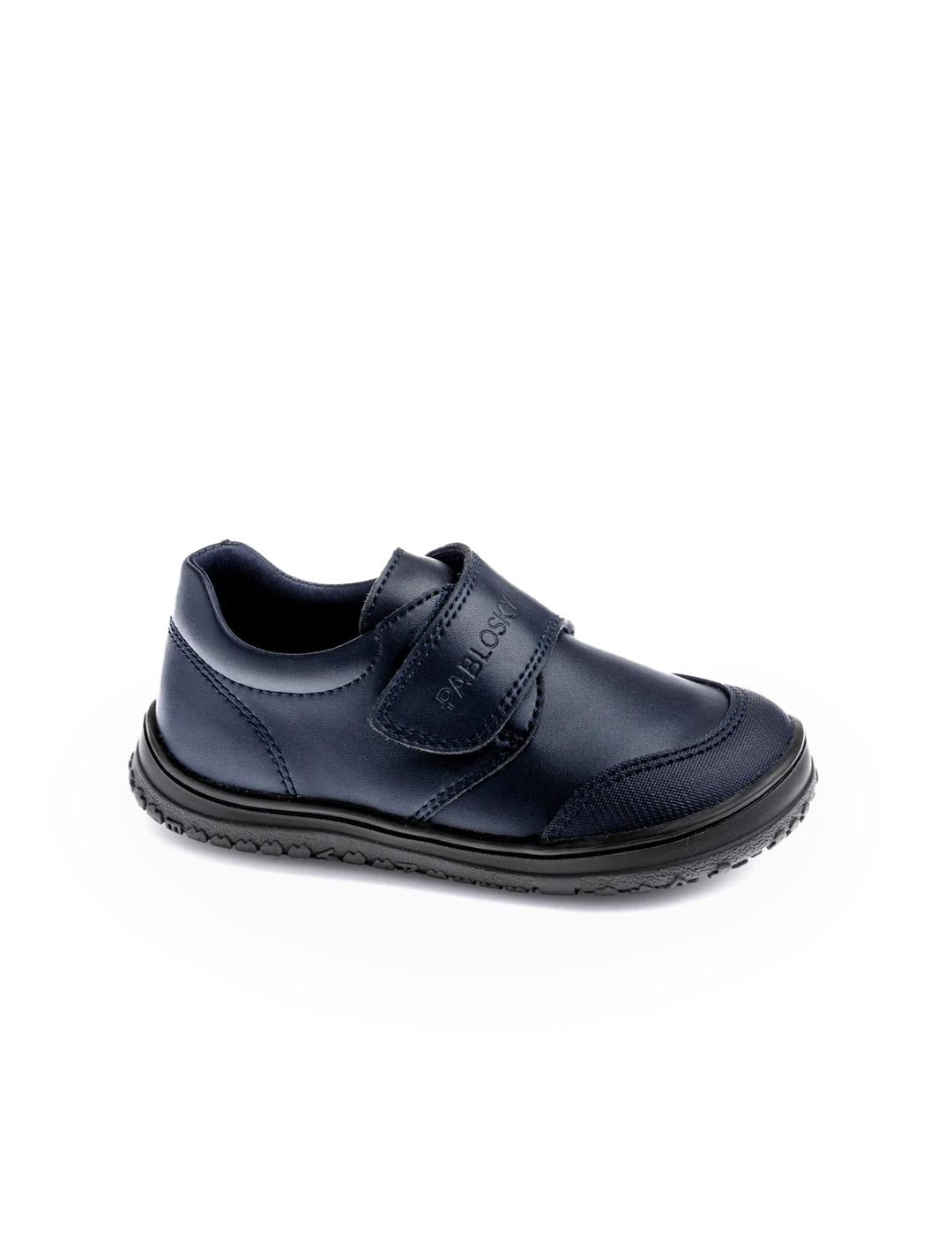 Zapato Colegial Barefoot Sonic 355525 Pablosky Marino Unisex