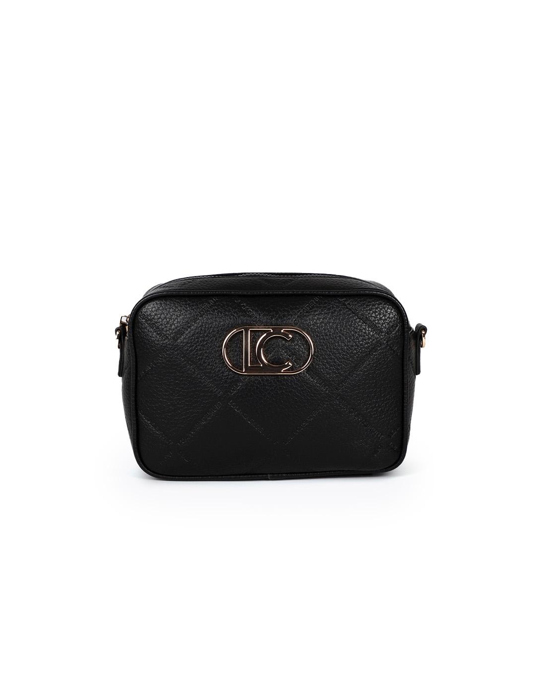 Bandolera Monograma Lola Casademunt LF2504049 Negro Mujer