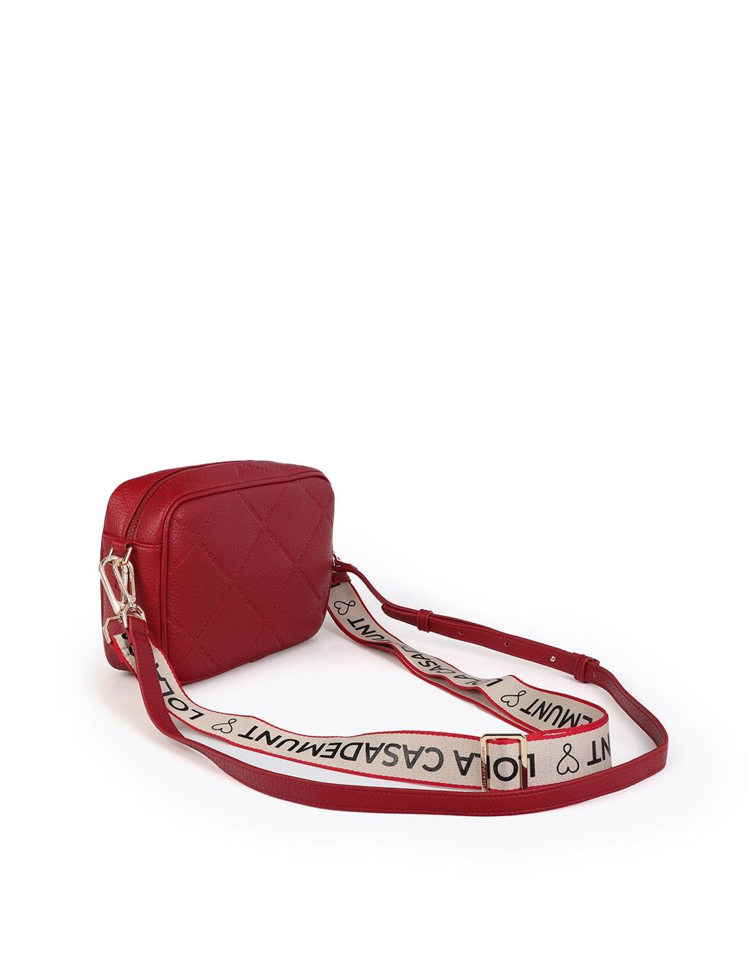 Bandolera Monograma Lola Casademunt LF2504049 Rojo Mujer