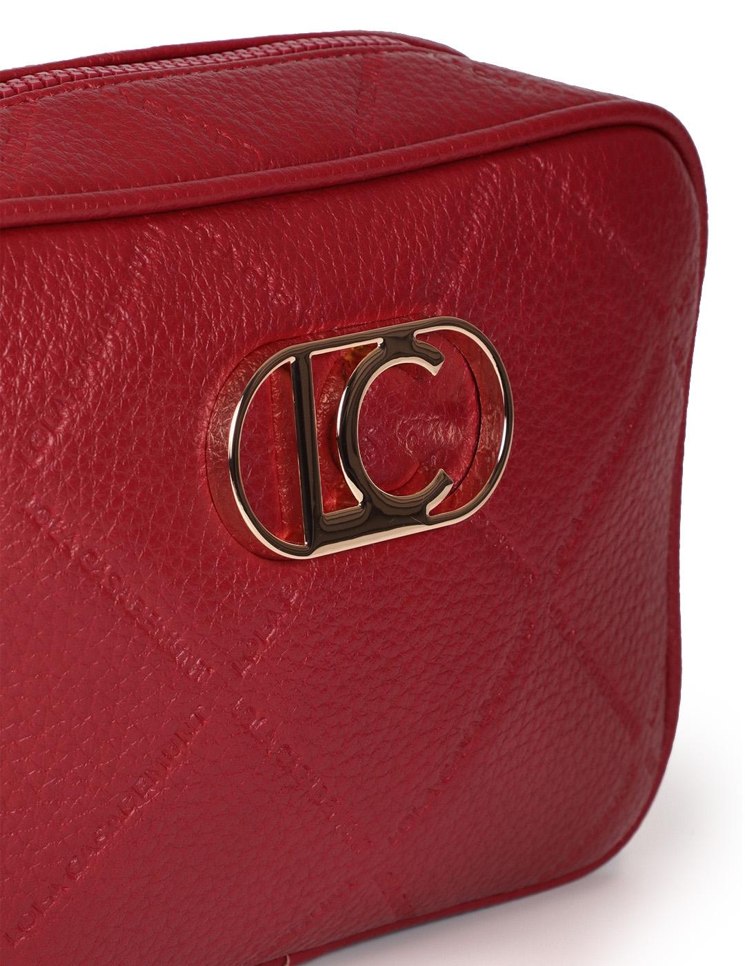 Bandolera Monograma Lola Casademunt LF2504049 Rojo Mujer