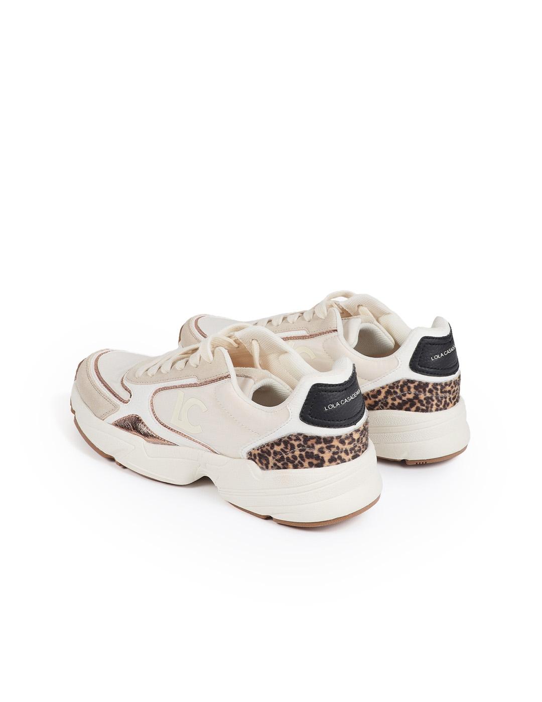 Deportiva Running Lola Casademunt LF2505011 Crudo Mujer