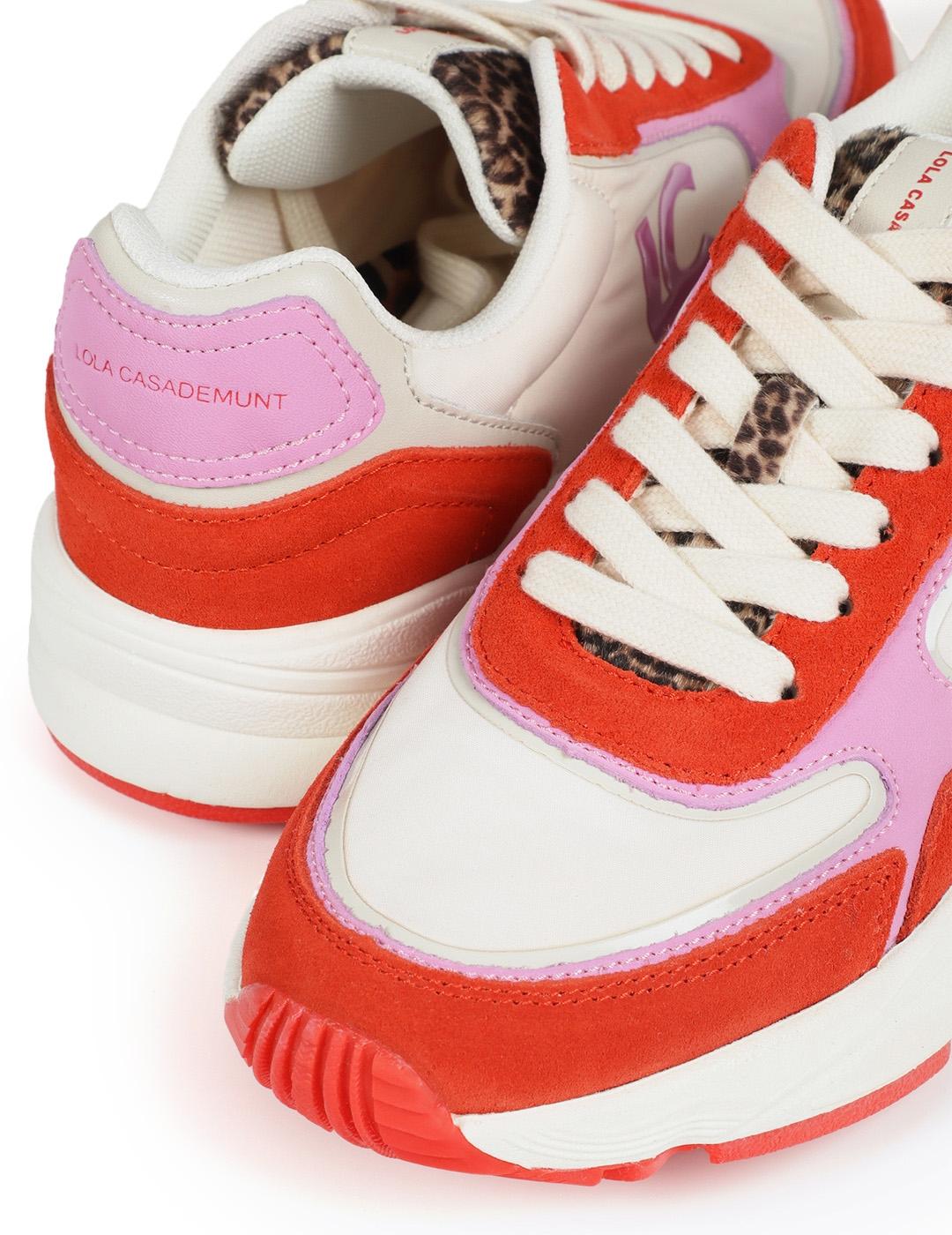 Deportiva Running Lola Casademunt LF2505012_030 Rojo Mujer