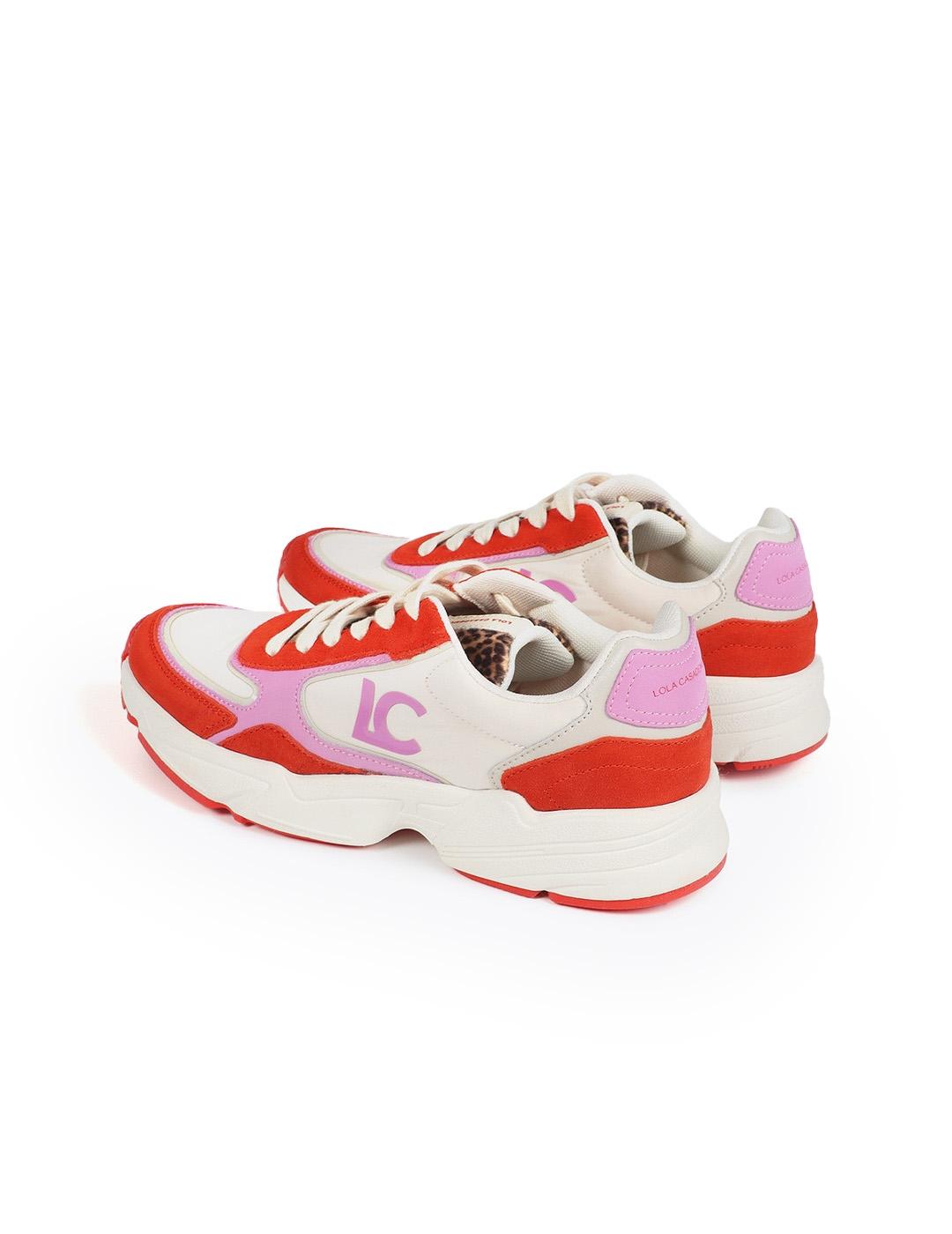 Deportiva Running Lola Casademunt LF2505012_030 Rojo Mujer