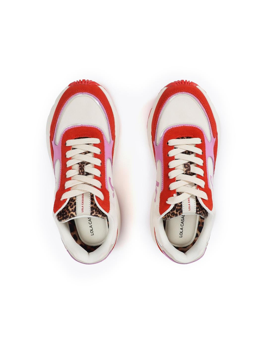 Deportiva Running Lola Casademunt LF2505012_030 Rojo Mujer