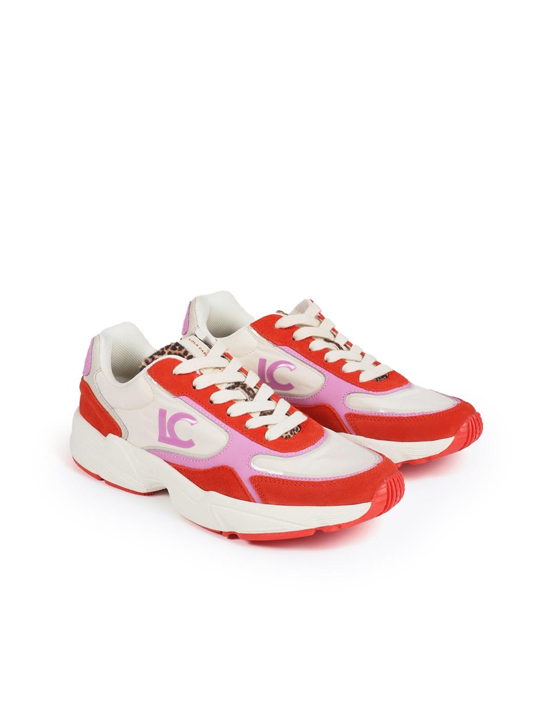 Deportiva Running Lola Casademunt LF2505012_030 Rojo Mujer