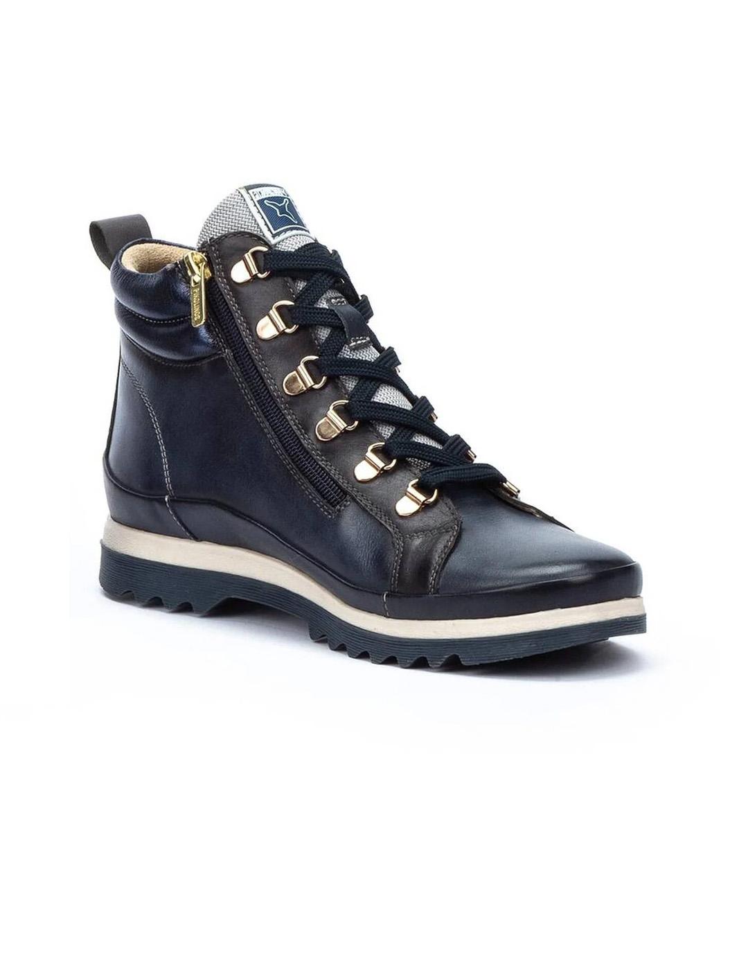 Botín deportivo Vigo Pikolinos W3W-8564C5 Mujer Marino