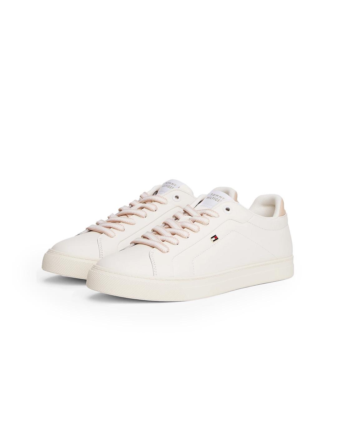 Zapatillas Tenis piel Tommy Hilfiger FW0FW08815 Mujer Hielo