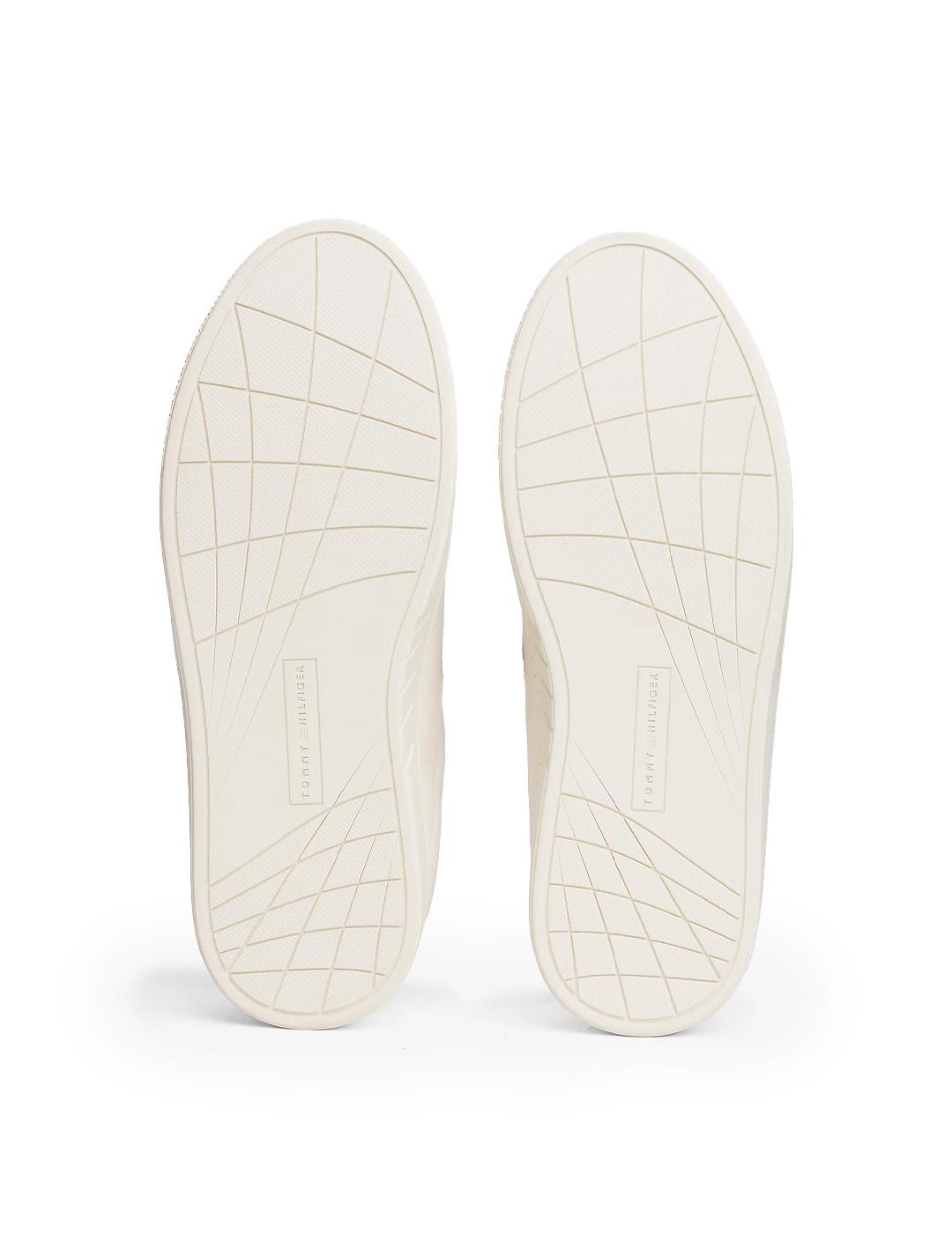 Zapatillas Tenis piel Tommy Hilfiger FW0FW08815 Mujer Hielo