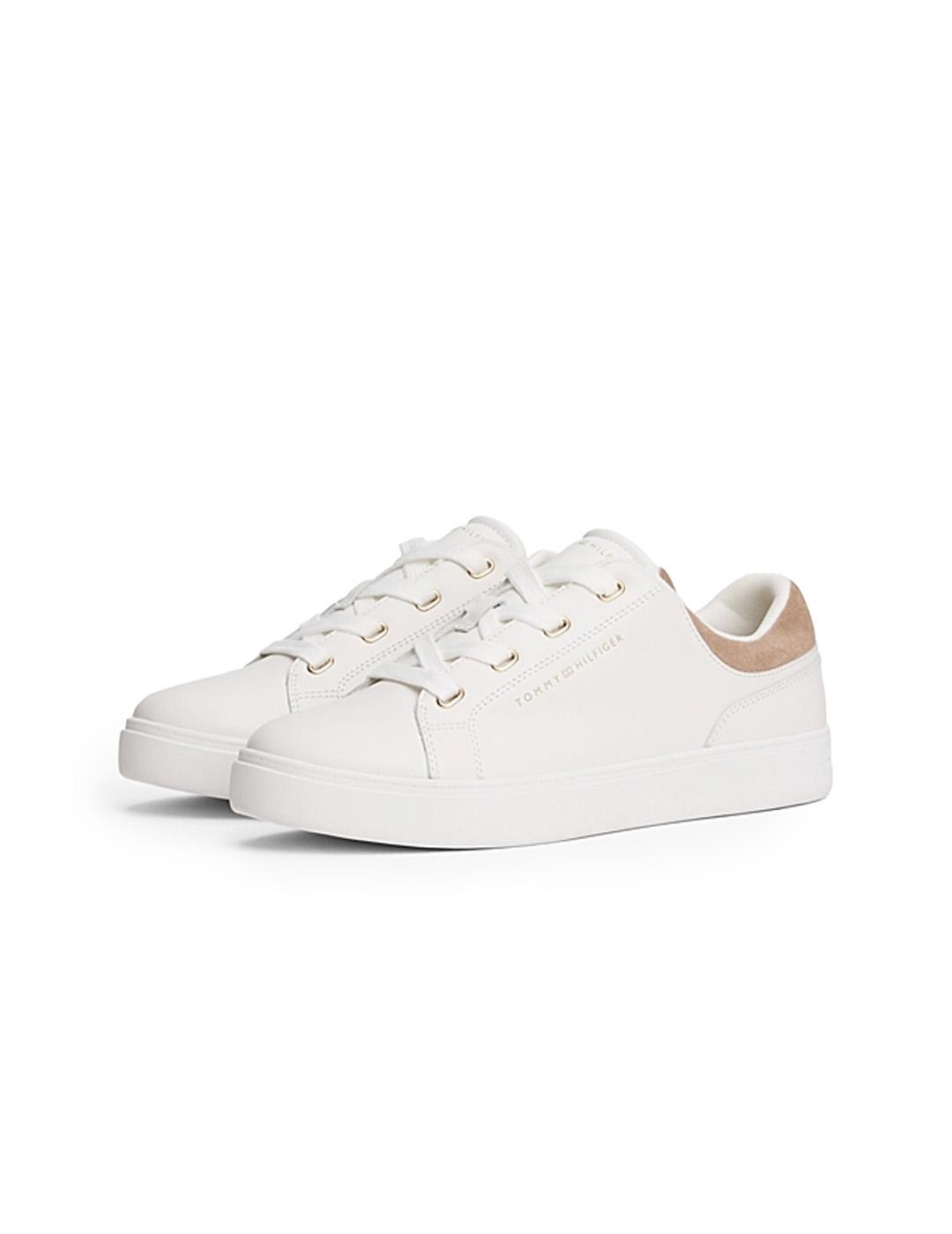 Zapatilla piel cupsole Tommy Hilfiguer FW0FW08816 Mujer