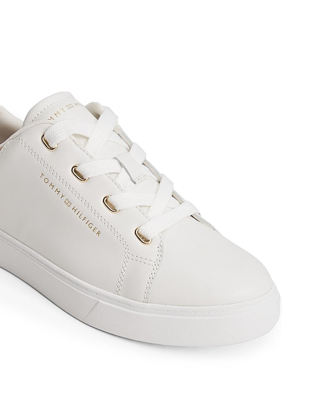 Zapatilla piel cupsole Tommy Hilfiguer FW0FW08816 Mujer