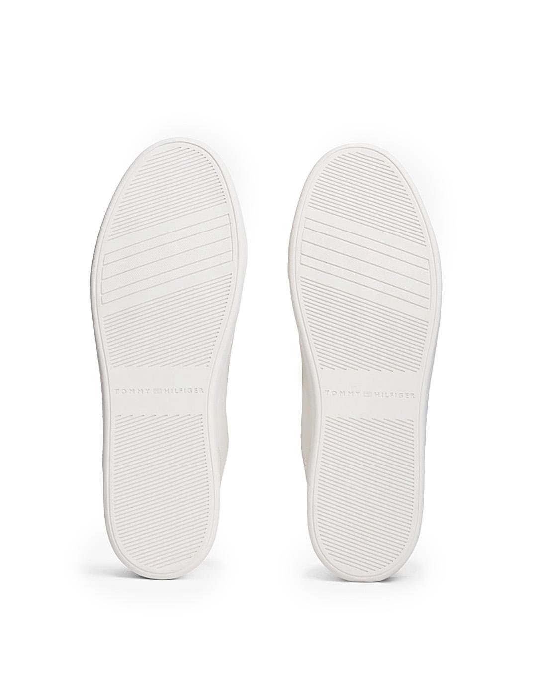 Zapatilla piel cupsole Tommy Hilfiguer FW0FW08816 Mujer