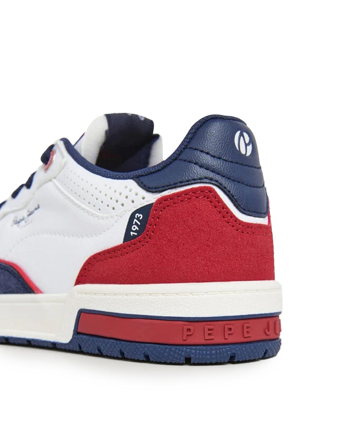 Zapatillas cupsole Pepe Jeans PBS000003 Niño Blanco/Marino