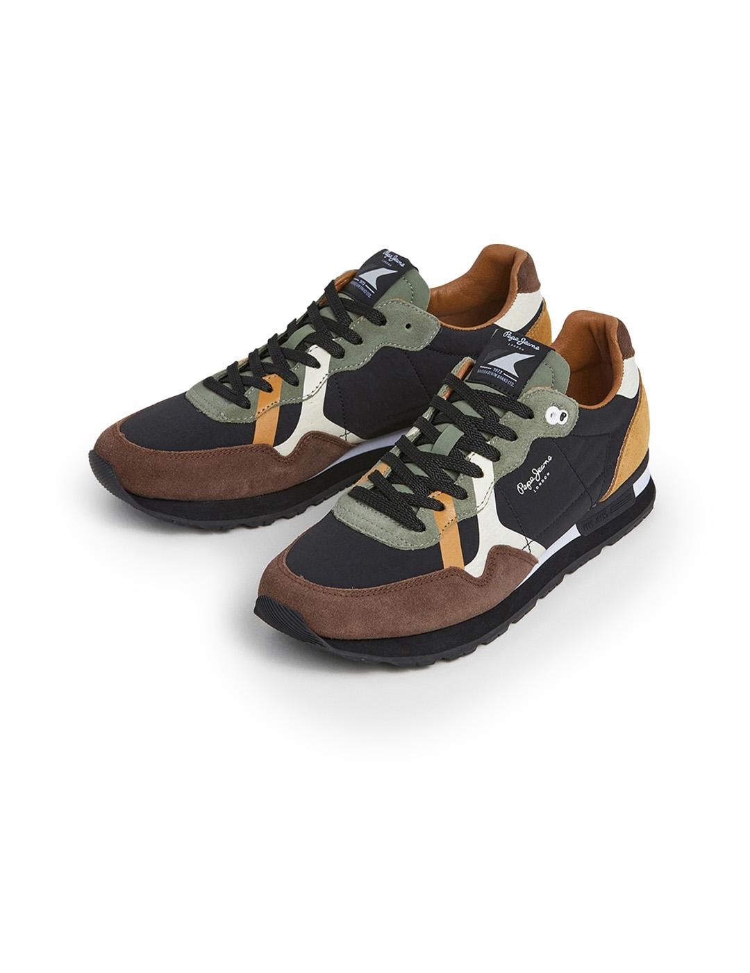 Zapatillas Brit Prints PMS4002 Pepe Jeans Hombre Multicolor