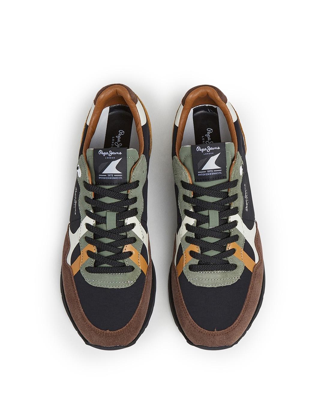 Zapatillas Brit Prints PMS4002 Pepe Jeans Hombre Multicolor