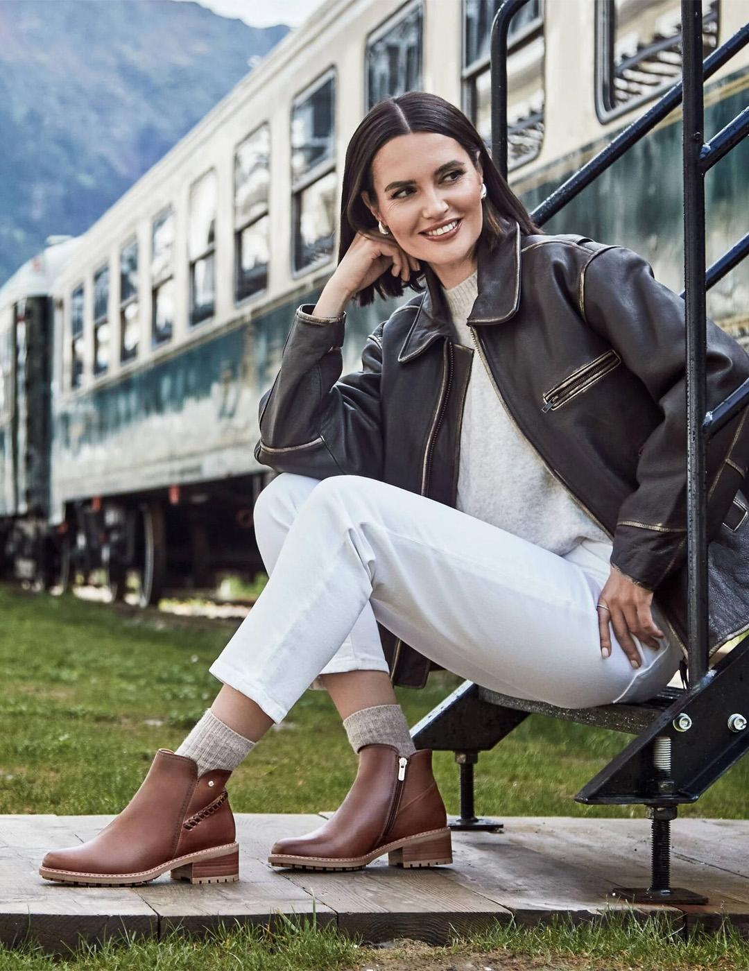 Botín Medina Pikolinos W0D-8871 Cuero Mujer