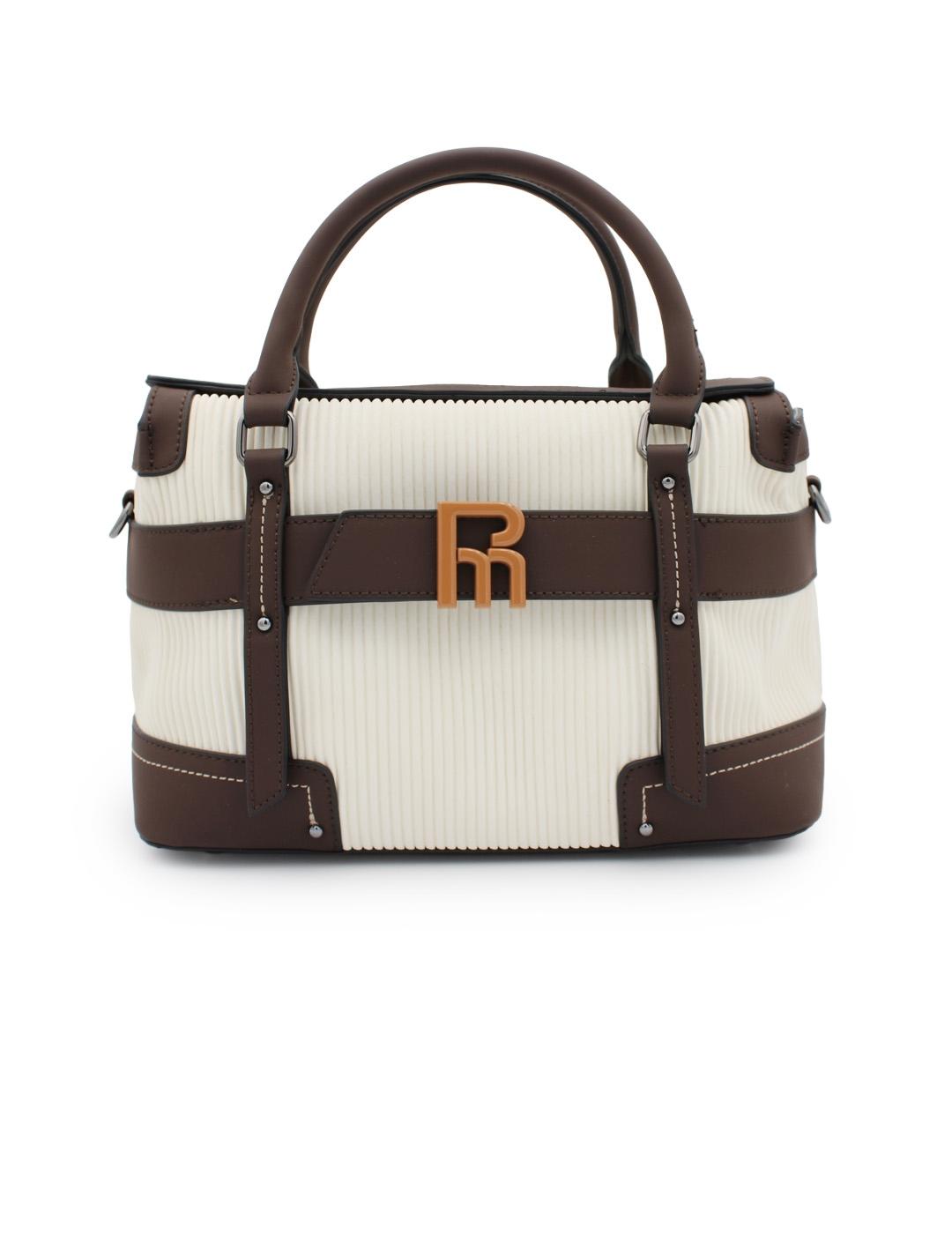 Bolso de mano Elena Pepe Moll 252350 Marrón/Hielo Mujer