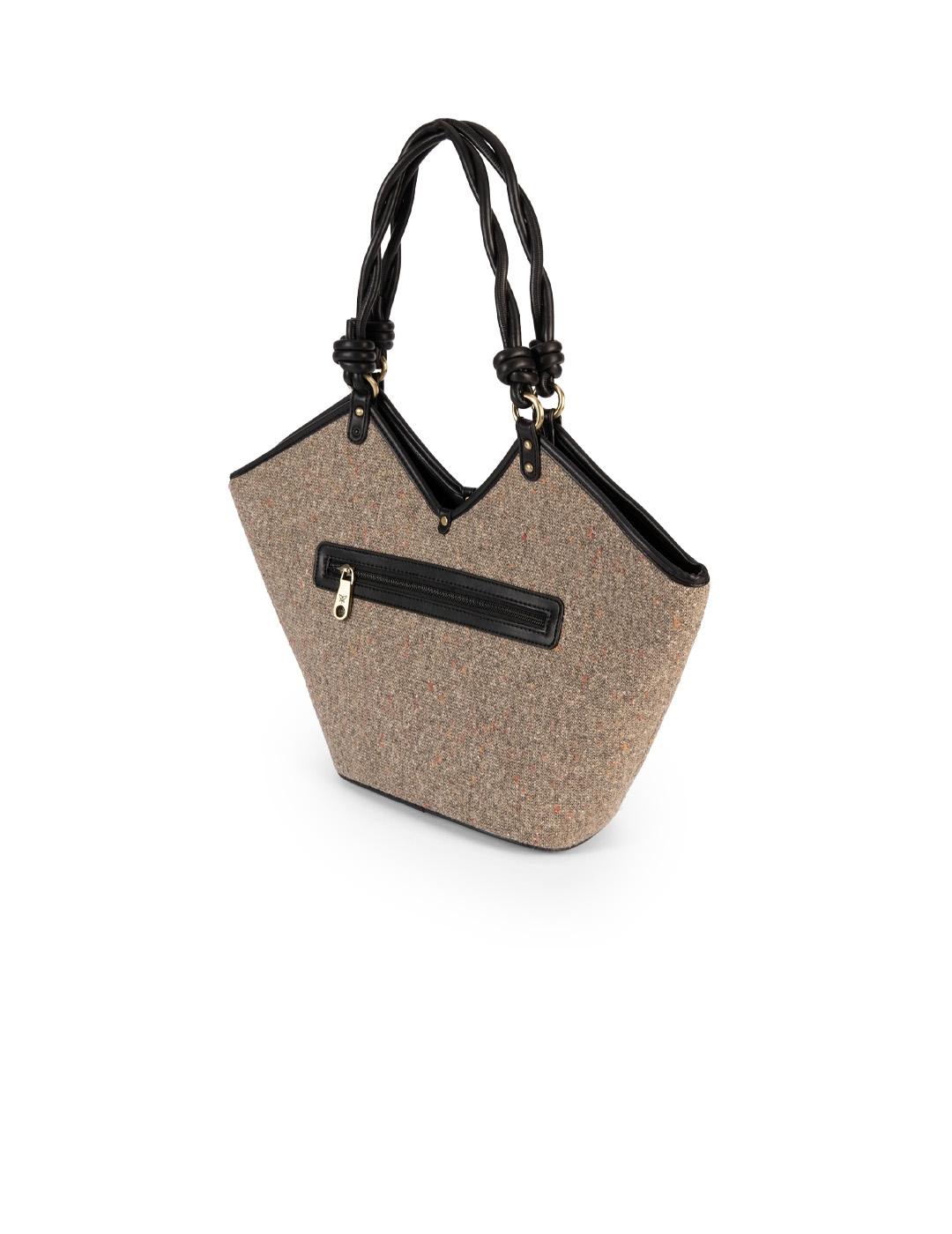 Bolso de hombro Lili Pepe Moll 252130 Beige Mujer