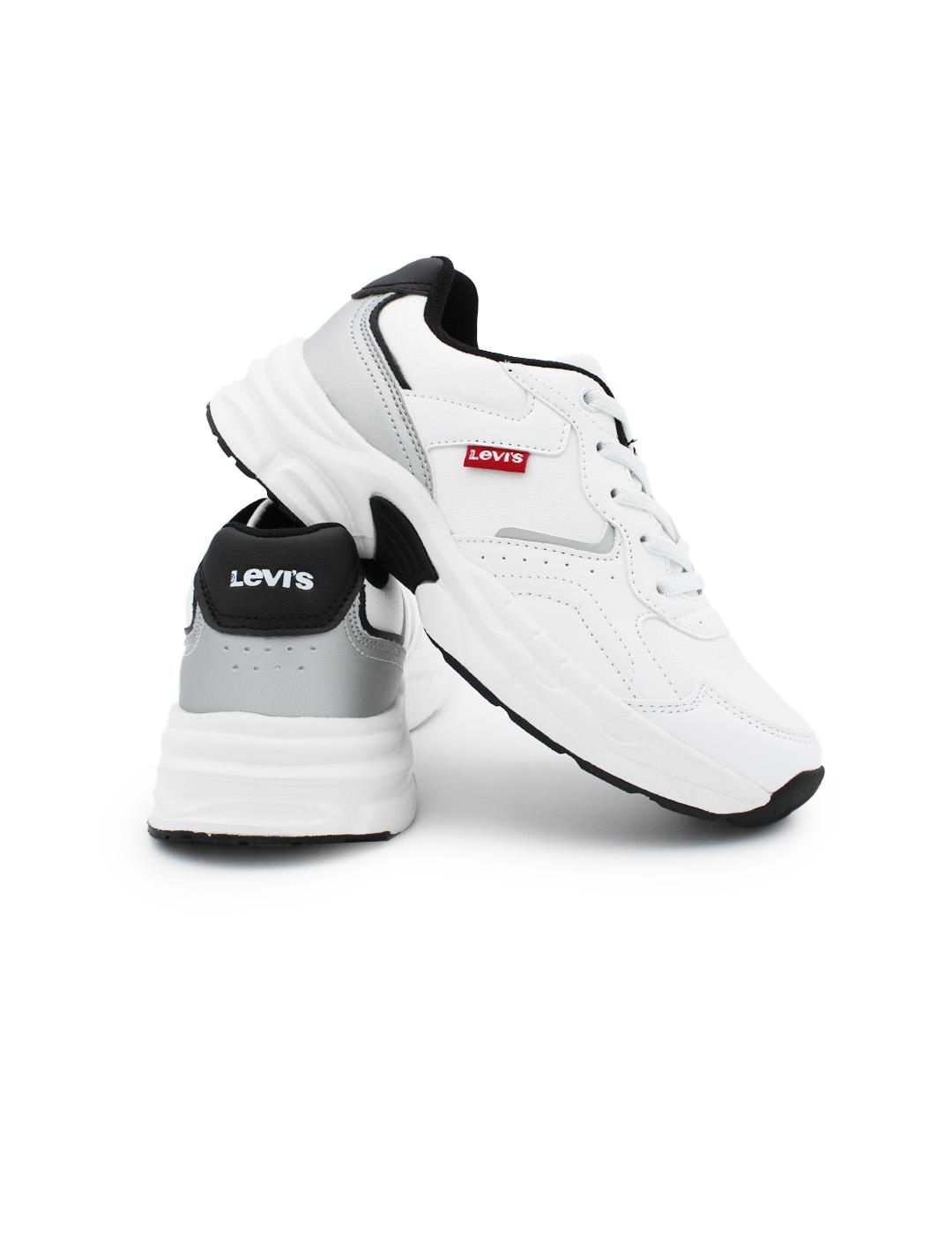 Deportivo Tyler Levi's VTYL0001S Blanco/Negro Unisex