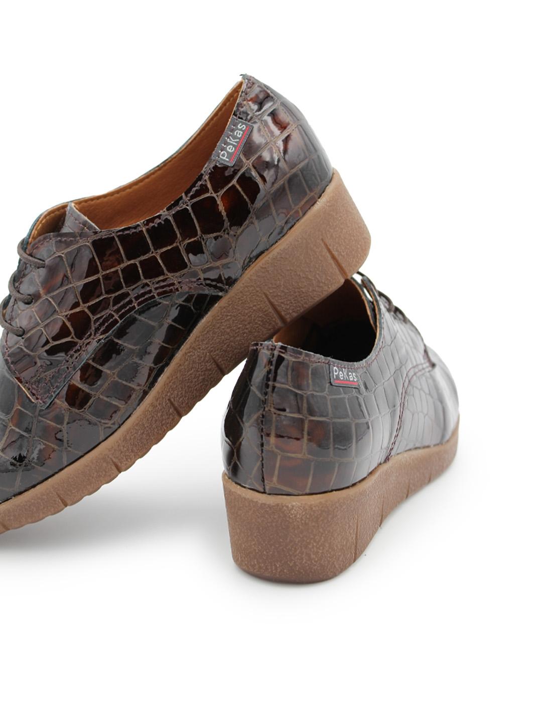 Blucher Isis Coco 310 Pekas Marrón Mujer