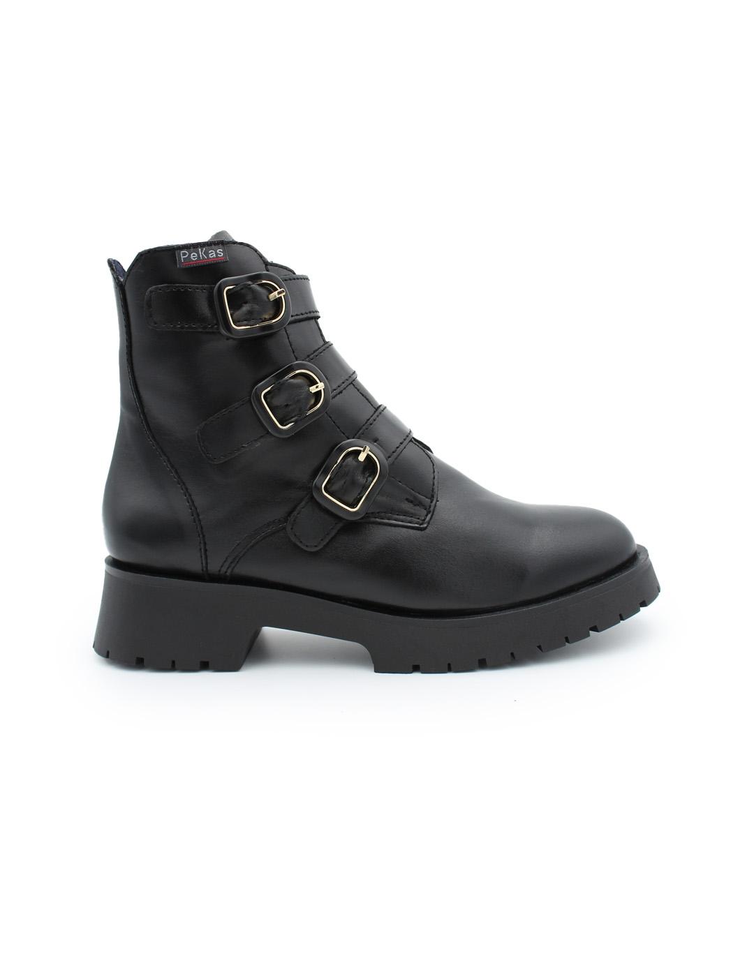 Botín Asun 9725 Pekas Negro Mujer