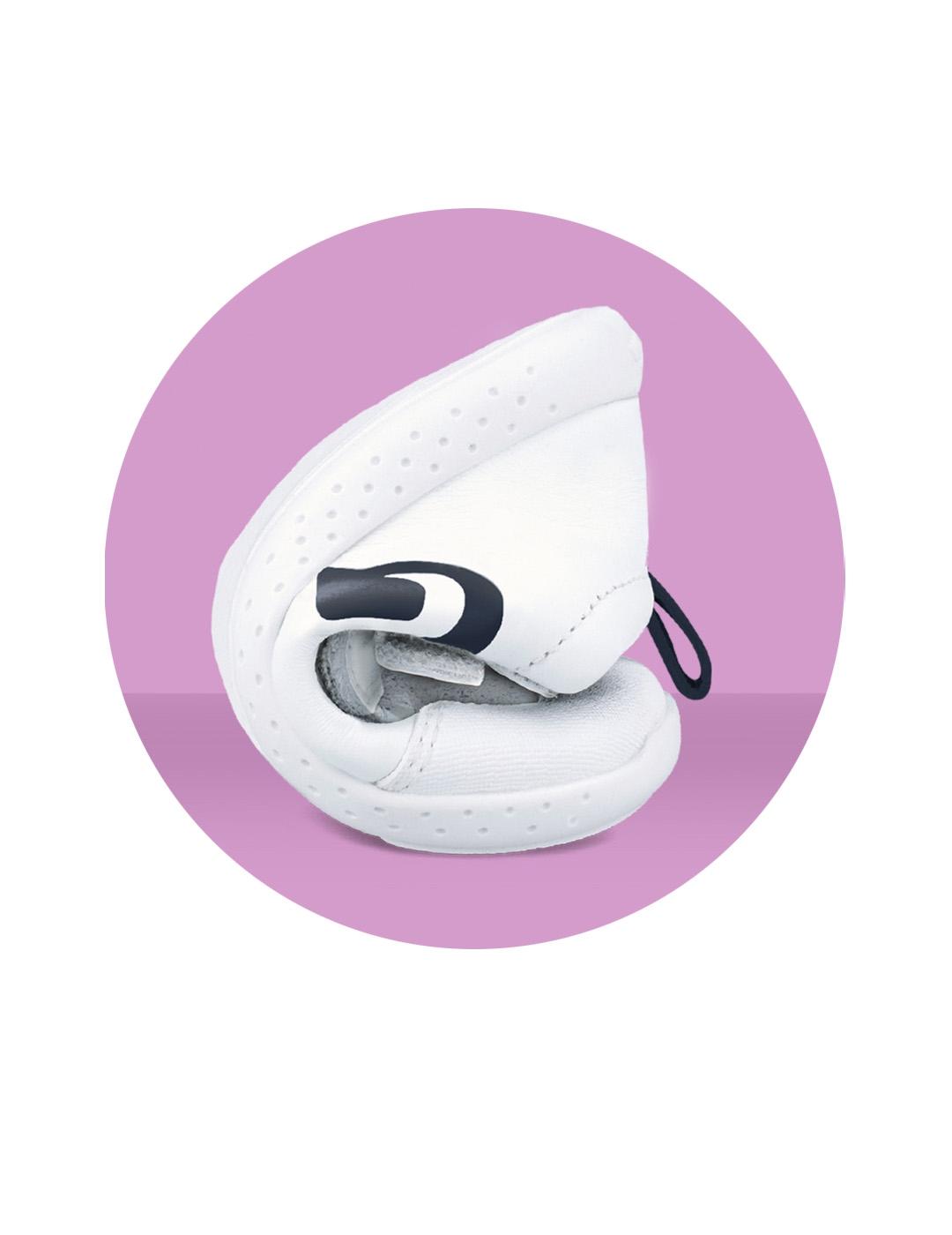 Zapatillas barefoot Garvalín 242320-A057 Blanco/Azul Niño