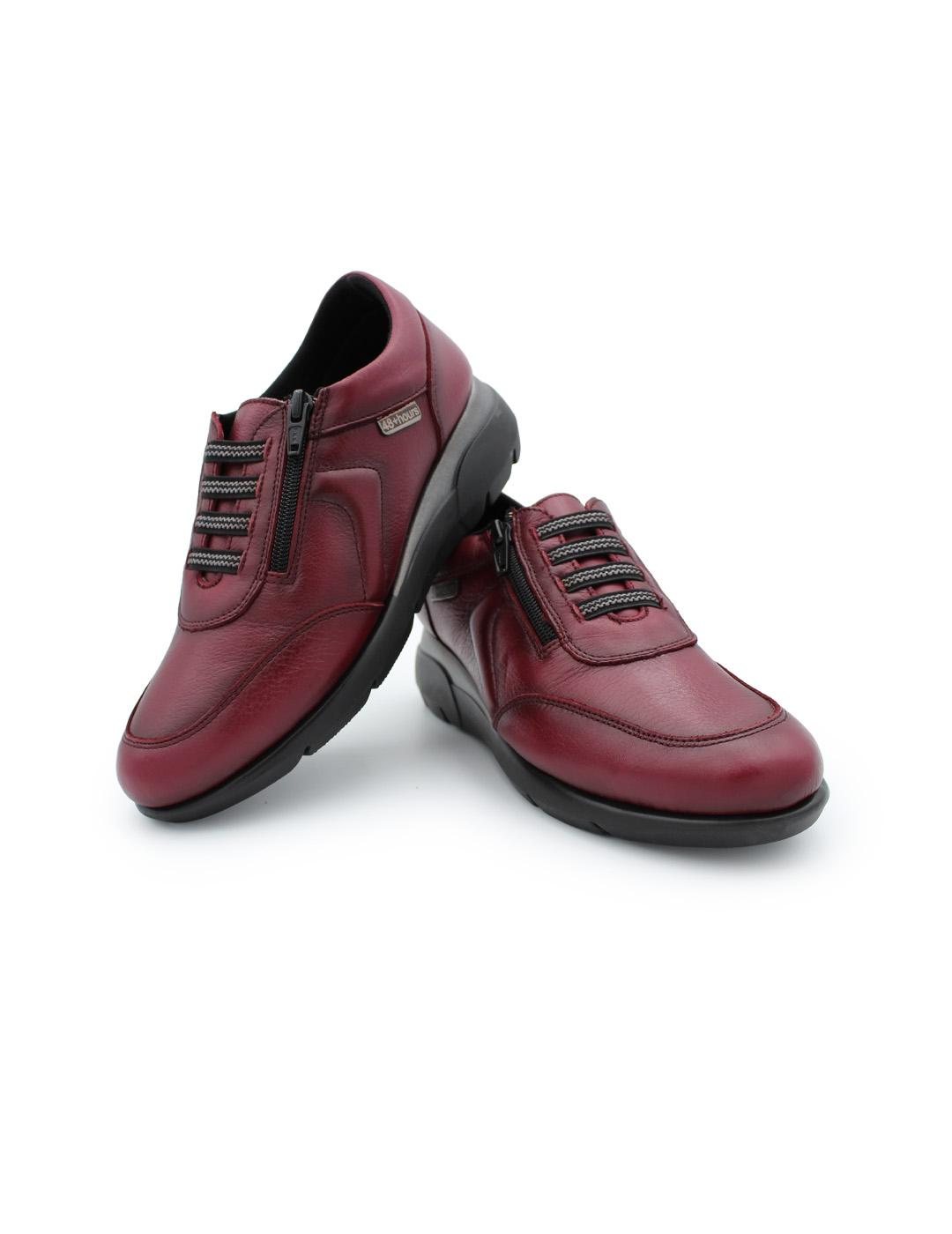 Deportivas vestir 48 hours 520701/43 Burdeos mujer