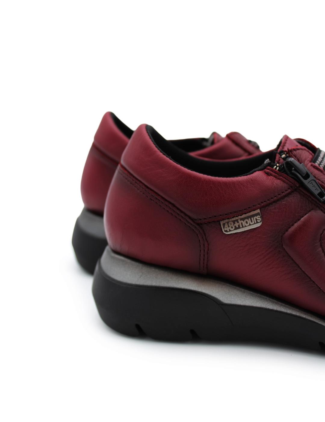 Deportivas vestir 48 hours 520701/43 Burdeos mujer