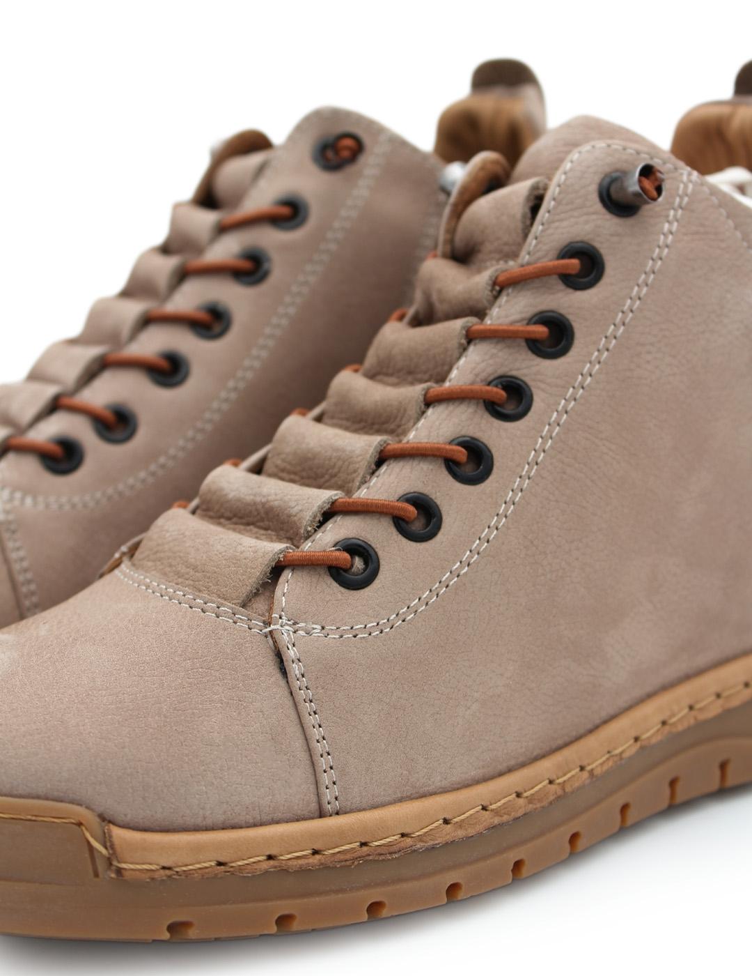 Botín Nobuck Nobuck 522204/17 48 hours Taupe Mujer