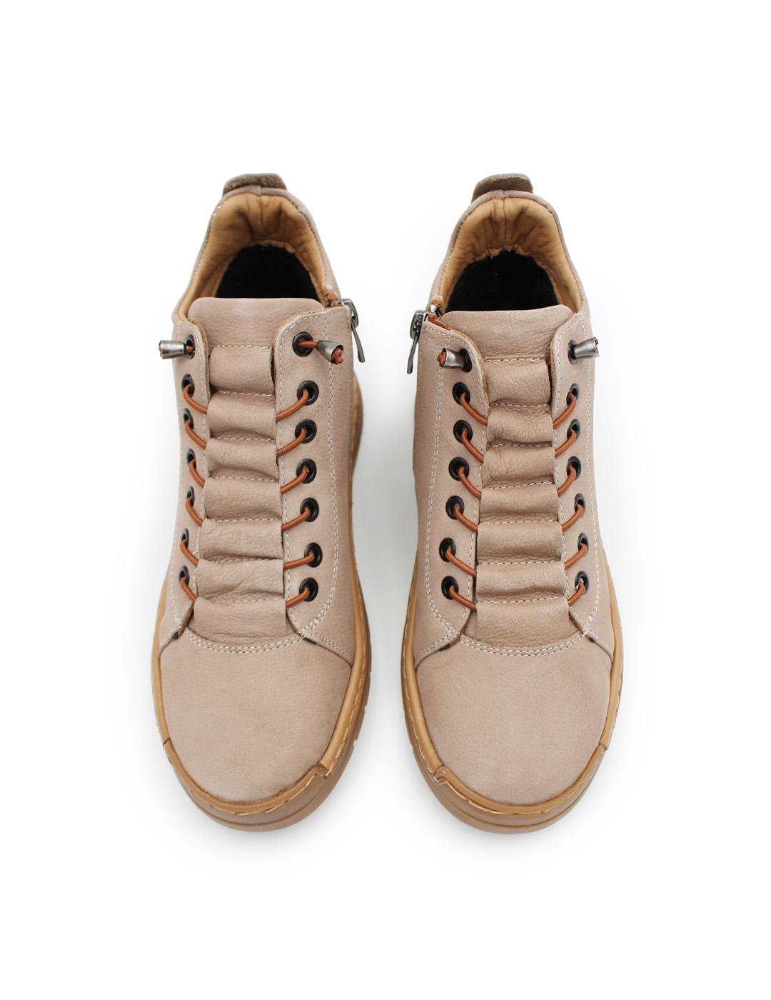 Botín Nobuck Nobuck 522204/17 48 hours Taupe Mujer