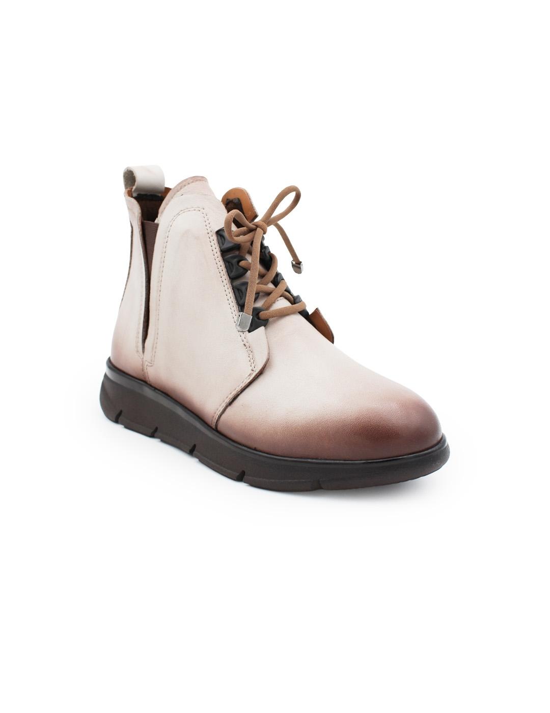 Botín Piel Tierra 48 hours 521003/16 Beige/Marrón Mujer